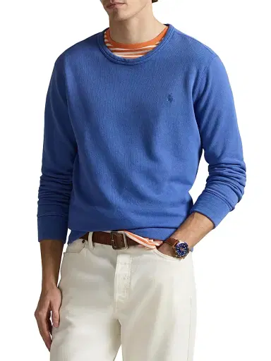 Polo Ralph Lauren Men's Island Loopback Crew Sweatshirt | Thumbnail 3 Polo Ralph Lauren Men's Island Loopback Crew Sweatshirt | Thumbnail 3