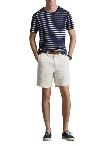 Polo Ralph Lauren Men's Montauk Flat-Front Cotton Shorts | Thumbnail 2 Polo Ralph Lauren Men's Montauk Flat-Front Cotton Shorts | Thumbnail 2