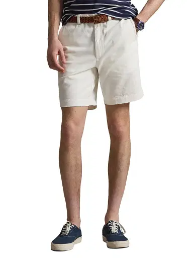 Polo Ralph Lauren Men's Montauk Flat-Front Cotton Shorts | Thumbnail 3 Polo Ralph Lauren Men's Montauk Flat-Front Cotton Shorts | Thumbnail 3