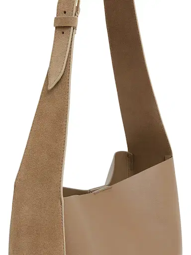 Mansur Gavriel Women's Leather & Suede Box Tote Bag - Anise | Thumbnail 4 Mansur Gavriel Women's Leather & Suede Box Tote Bag - Anise | Thumbnail 4