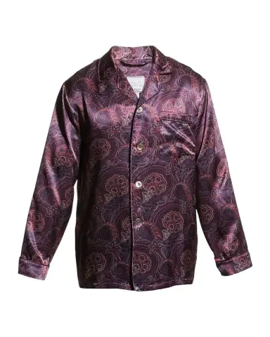 Majestic International Men's Silk Paisley Pajama Set | Thumbnail 1 Majestic International Men's Silk Paisley Pajama Set | Thumbnail 1