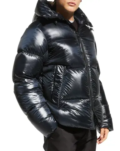 Canada Goose Men's Crofton Black Disc Puffer Jacket | Thumbnail 4 Canada Goose Men's Crofton Black Disc Puffer Jacket | Thumbnail 4