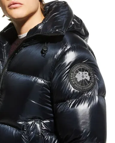 Canada Goose Men's Crofton Black Disc Puffer Jacket | Thumbnail 6 Canada Goose Men's Crofton Black Disc Puffer Jacket | Thumbnail 6