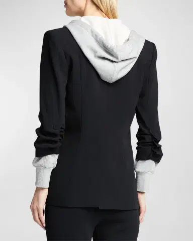 Cinq a Sept Hooded Khloe Jacket | Thumbnail 3 Cinq a Sept Hooded Khloe Jacket | Thumbnail 3