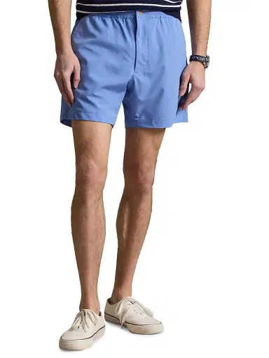 Polo Ralph Lauren Men's Elasticized Waistband Mid-Rise Trunks | Thumbnail 3 Polo Ralph Lauren Men's Elasticized Waistband Mid-Rise Trunks | Thumbnail 3
