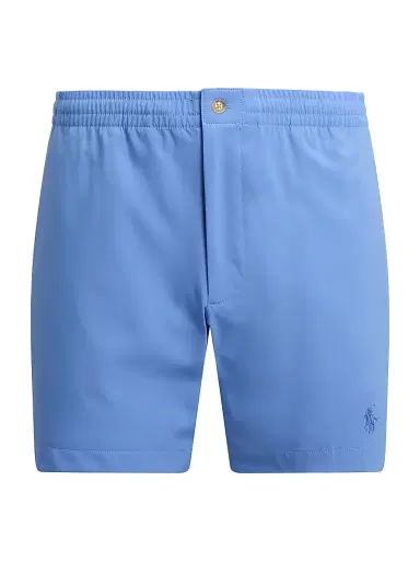 Polo Ralph Lauren Men's Elasticized Waistband Mid-Rise Trunks | Thumbnail 1 Polo Ralph Lauren Men's Elasticized Waistband Mid-Rise Trunks | Thumbnail 1