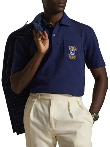 Polo Ralph Lauren Men's Cotton Mesh Short-Sleeve Polo Shirt | Thumbnail 5 Polo Ralph Lauren Men's Cotton Mesh Short-Sleeve Polo Shirt | Thumbnail 5