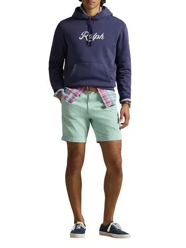 Polo Ralph Lauren Men's Montauk Flat-Front Cotton Shorts | Thumbnail 2 Polo Ralph Lauren Men's Montauk Flat-Front Cotton Shorts | Thumbnail 2