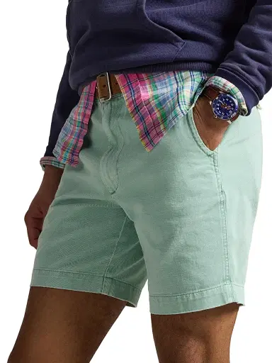Polo Ralph Lauren Men's Montauk Flat-Front Cotton Shorts | Thumbnail 5 Polo Ralph Lauren Men's Montauk Flat-Front Cotton Shorts | Thumbnail 5