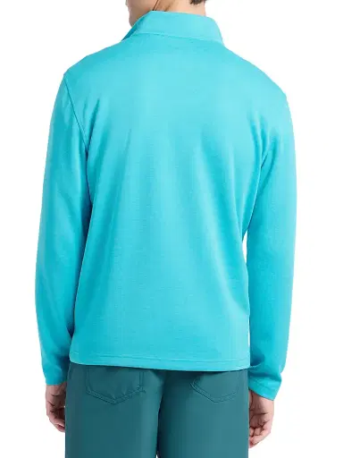 Robert Graham Men's Troland Quarter-Zip Pullover - Peacock Blue | Thumbnail 5 Robert Graham Men's Troland Quarter-Zip Pullover - Peacock Blue | Thumbnail 5