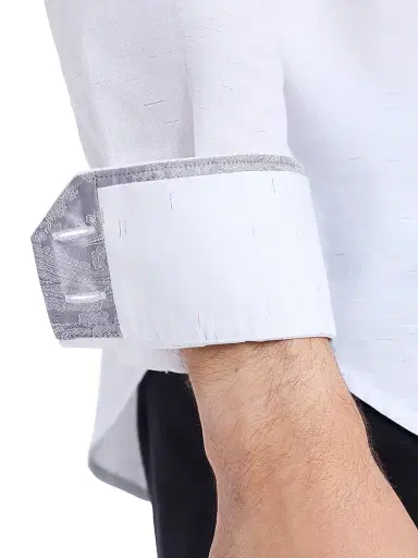 Robert Graham Men's Avondale Chambray Cotton Shirt | Thumbnail 6 Robert Graham Men's Avondale Chambray Cotton Shirt | Thumbnail 6