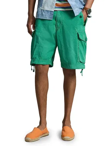 Polo Ralph Lauren Men's Garment-Dyed Ripstop Cargo Shorts | Thumbnail 3 Polo Ralph Lauren Men's Garment-Dyed Ripstop Cargo Shorts | Thumbnail 3