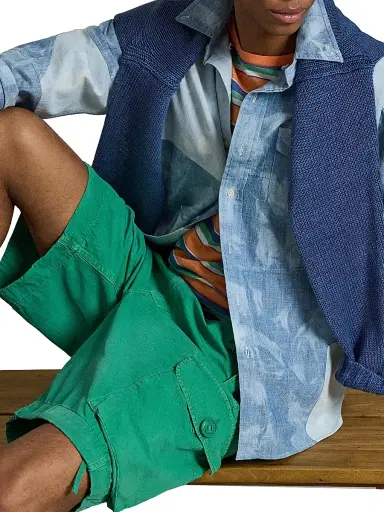 Polo Ralph Lauren Men's Garment-Dyed Ripstop Cargo Shorts | Thumbnail 5 Polo Ralph Lauren Men's Garment-Dyed Ripstop Cargo Shorts | Thumbnail 5