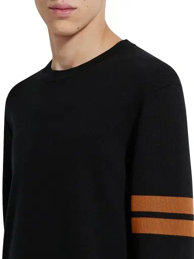 Zegna Men's High Performance Wool Sweater - Black - Size 48 | Thumbnail 4 Zegna Men's High Performance Wool Sweater - Black - Size 48 | Thumbnail 4