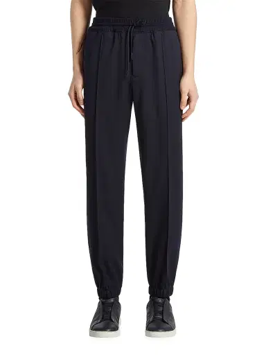 Zegna Men's High Performance Wool Joggers | Thumbnail 2 Zegna Men's High Performance Wool Joggers | Thumbnail 2