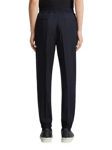 Zegna Men's High Performance Wool Joggers | Thumbnail 3 Zegna Men's High Performance Wool Joggers | Thumbnail 3