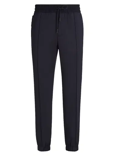 Zegna Men's High Performance Wool Joggers | Thumbnail 1 Zegna Men's High Performance Wool Joggers | Thumbnail 1