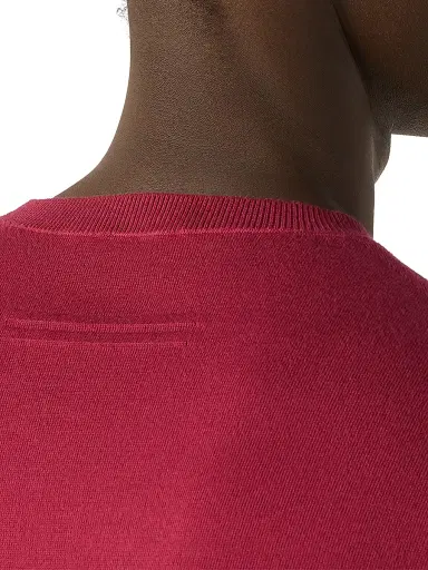 ZEGNA Men's Premium Cotton T-Shirt - Dark Pink | Thumbnail 4 ZEGNA Men's Premium Cotton T-Shirt - Dark Pink | Thumbnail 4
