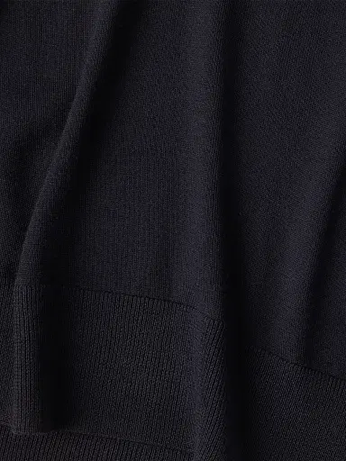 ZEGNA Men's 15milmil15 Wool Crewneck Sweater - Navy Blue | Thumbnail 2 ZEGNA Men's 15milmil15 Wool Crewneck Sweater - Navy Blue | Thumbnail 2
