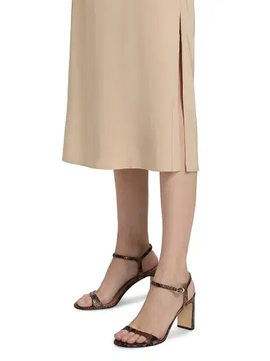 dh New York Women's Mixed-Media Cotton Midi-Dress - Sandstone - Size Large | Thumbnail 6 dh New York Women's Mixed-Media Cotton Midi-Dress - Sandstone - Size Large | Thumbnail 6