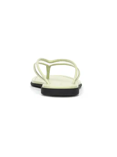 Veronica Beard Women's Clea Leather Flat Sandals - Clear Pistachio Green | Thumbnail 3 Veronica Beard Women's Clea Leather Flat Sandals - Clear Pistachio Green | Thumbnail 3