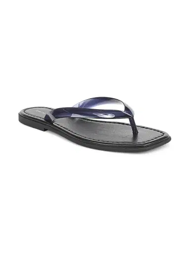 Veronica Beard Women's Clea Jelly Flip-Flops - Navy | Thumbnail 2 Veronica Beard Women's Clea Jelly Flip-Flops - Navy | Thumbnail 2