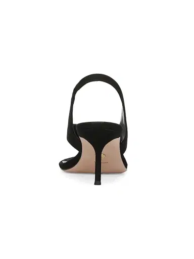 Veronica Beard Women's Talon 65MM Suede Thong Sandals - Black | Thumbnail 3 Veronica Beard Women's Talon 65MM Suede Thong Sandals - Black | Thumbnail 3
