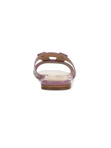 Veronica Beard Women's Via Slide Leather Sandals - Orchid Haze | Thumbnail 3 Veronica Beard Women's Via Slide Leather Sandals - Orchid Haze | Thumbnail 3