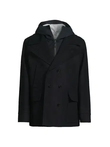 Paltò Men's Fiorentina Wool Blend Regular-Fit Peacoat | Thumbnail 1 Paltò Men's Fiorentina Wool Blend Regular-Fit Peacoat | Thumbnail 1