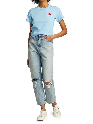Comme des Garçons PLAY Women's Heart T-Shirt | Thumbnail 2 Comme des Garçons PLAY Women's Heart T-Shirt | Thumbnail 2