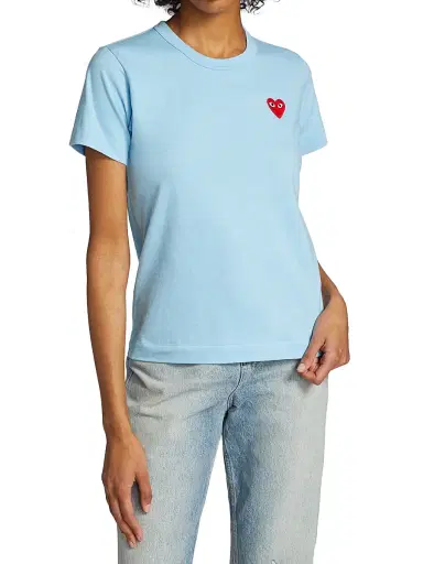 Comme des Garçons PLAY Women's Heart T-Shirt | Thumbnail 3 Comme des Garçons PLAY Women's Heart T-Shirt | Thumbnail 3