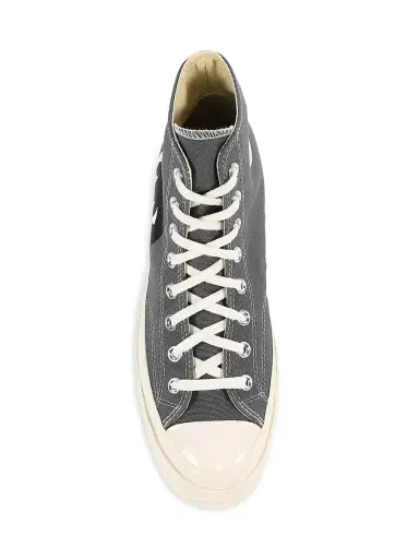 Comme des Garçons PLAY CdG PLAY x Converse Men's Chuck Taylor All Star Single Heart High-Top Sneakers - Blue - Size 9 | Thumbnail 5 Comme des Garçons PLAY CdG PLAY x Converse Men's Chuck Taylor All Star Single Heart High-Top Sneakers - Blue - Size 9 | Thumbnail 5
