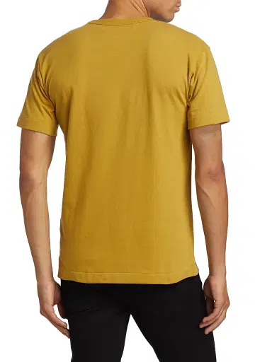 Comme des Garçons PLAY Men's Small Heart Crewneck T-Shirt - Olive - Size Medium | Thumbnail 5 Comme des Garçons PLAY Men's Small Heart Crewneck T-Shirt - Olive - Size Medium | Thumbnail 5