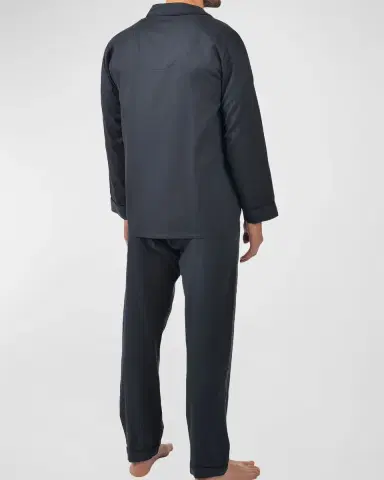 Majestic International Men's Piped Pajama Set | Thumbnail 2 Majestic International Men's Piped Pajama Set | Thumbnail 2