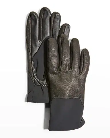 Canada Goose Men's Mixed-Media Touchscreen Gloves | Thumbnail 1 Canada Goose Men's Mixed-Media Touchscreen Gloves | Thumbnail 1