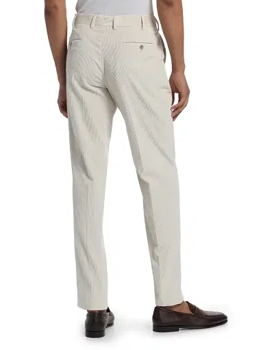 Saks Fifth Avenue Men's Cotton Corduroy Pants - White | Thumbnail 5 Saks Fifth Avenue Men's Cotton Corduroy Pants - White | Thumbnail 5
