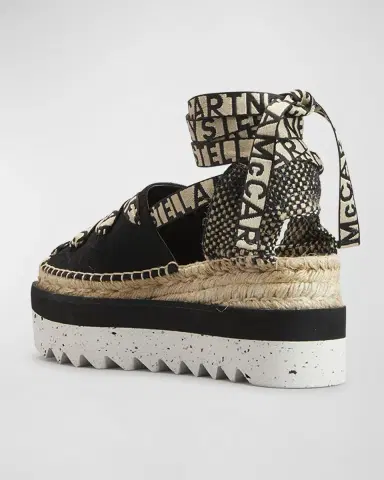 Stella McCartney Gaia Organic Canvas Espadrille Sandals | Thumbnail 6 Stella McCartney Gaia Organic Canvas Espadrille Sandals | Thumbnail 6