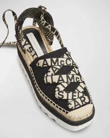 Stella McCartney Gaia Organic Canvas Espadrille Sandals | Thumbnail 7 Stella McCartney Gaia Organic Canvas Espadrille Sandals | Thumbnail 7