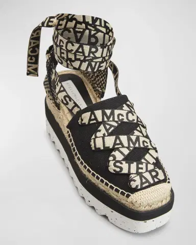 Stella McCartney Gaia Organic Canvas Espadrille Sandals | Thumbnail 8 Stella McCartney Gaia Organic Canvas Espadrille Sandals | Thumbnail 8