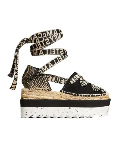 Stella McCartney Gaia Organic Canvas Espadrille Sandals | Thumbnail 1 Stella McCartney Gaia Organic Canvas Espadrille Sandals | Thumbnail 1