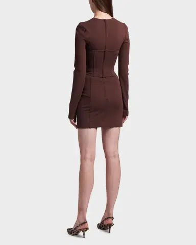 Dolce & Gabbana Long-Sleeve Corset Bustier Top | Thumbnail 3 Dolce & Gabbana Long-Sleeve Corset Bustier Top | Thumbnail 3
