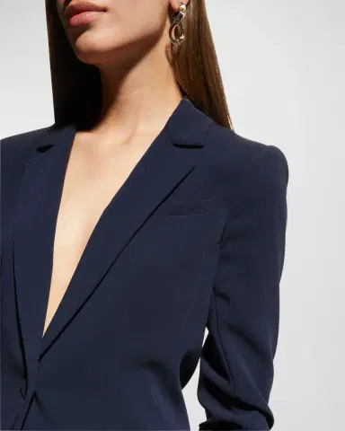 Cinq à Sept Khloe Crepe 3/4-Sleeve Blazer | Thumbnail 5 Cinq à Sept Khloe Crepe 3/4-Sleeve Blazer | Thumbnail 5