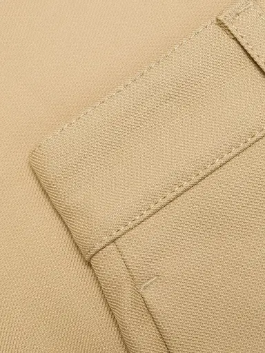 WARDROBE.NYC Women's Drill Cotton Twill Miniskirt - Khaki | Thumbnail 7 WARDROBE.NYC Women's Drill Cotton Twill Miniskirt - Khaki | Thumbnail 7