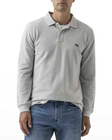Rodd & Gunn Men 's Long-Sleeve Pique Polo Shirt | Thumbnail 4 Rodd & Gunn Men 's Long-Sleeve Pique Polo Shirt | Thumbnail 4