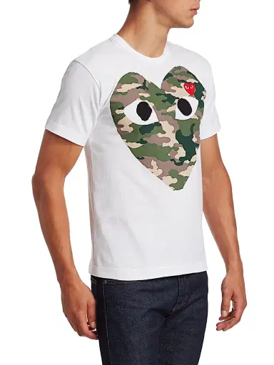Comme des Garçons PLAY Men Camo Heart Tee | Thumbnail 4 Comme des Garçons PLAY Men Camo Heart Tee | Thumbnail 4