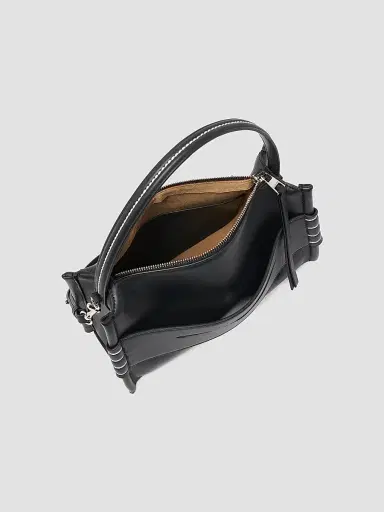 JW Anderson Women's Loafer Leather Top Handle Bag - Black | Thumbnail 4 JW Anderson Women's Loafer Leather Top Handle Bag - Black | Thumbnail 4