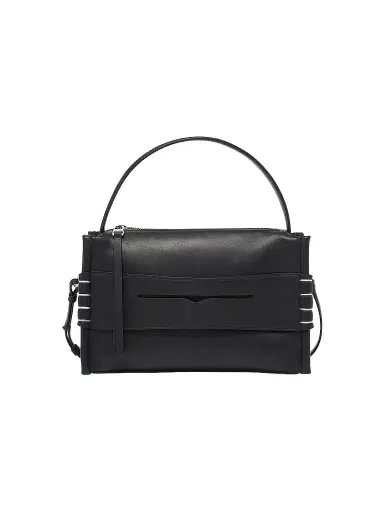 JW Anderson Women's Loafer Leather Top Handle Bag - Black | Thumbnail 1 JW Anderson Women's Loafer Leather Top Handle Bag - Black | Thumbnail 1