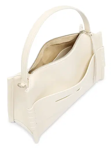 JW Anderson Women's Loafer Leather Top Handle Bag - Off White | Thumbnail 3 JW Anderson Women's Loafer Leather Top Handle Bag - Off White | Thumbnail 3