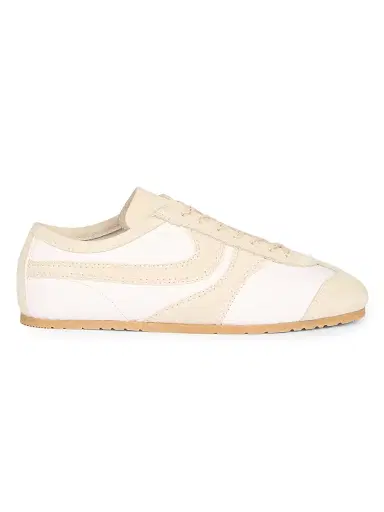 Dries Van Noten Women's Leather Suede-Trimmed Sneakers | Thumbnail 1 Dries Van Noten Women's Leather Suede-Trimmed Sneakers | Thumbnail 1