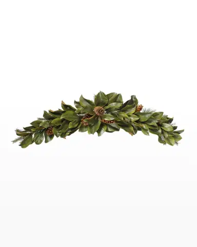 Winward Home Swag Magnolia Leaf | Thumbnail 2 Winward Home Swag Magnolia Leaf | Thumbnail 2